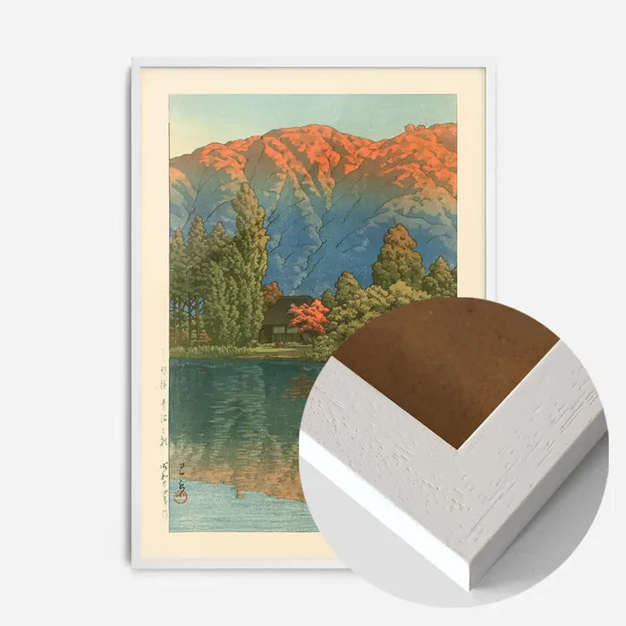 21x30cm | 8¼ x 11¾in / White Wood Frame