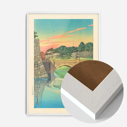 21x30cm | 8¼ x 11¾in / White Wood Frame