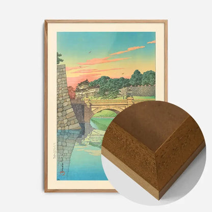 21x30cm | 8¼ x 11¾in / Oak Wood Frame