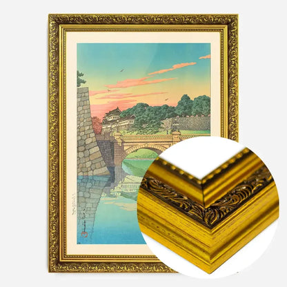 21x30cm | 8¼ x 11¾in / Gold Ornate Frame