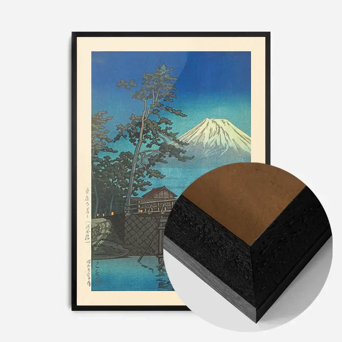 21x30cm | 8¼ x 11¾in / Black Wood Frame