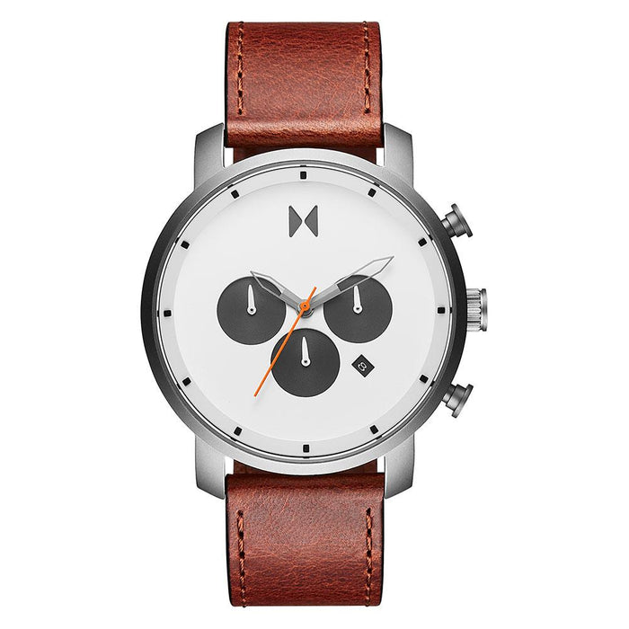 MVMT Chronograph 40mm Camel Leather Men's Watch - 28000011D