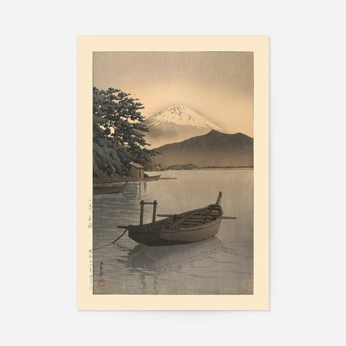 Nagahama Beach in Mito by Hasui Kawase 50x70cm Clearance Print, unframed