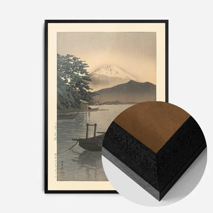 21x30cm | 8¼ x 11¾in / Black Wood Frame