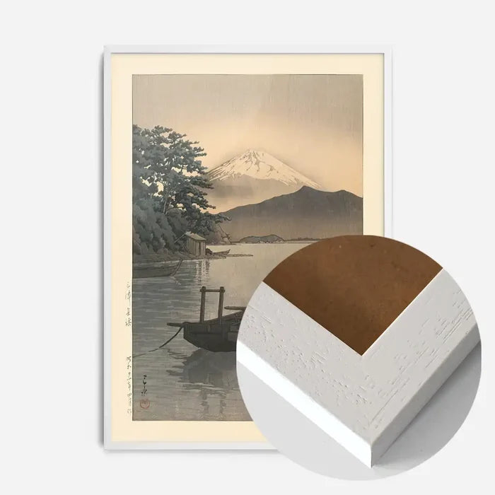 21x30cm | 8¼ x 11¾in / White Wood Frame