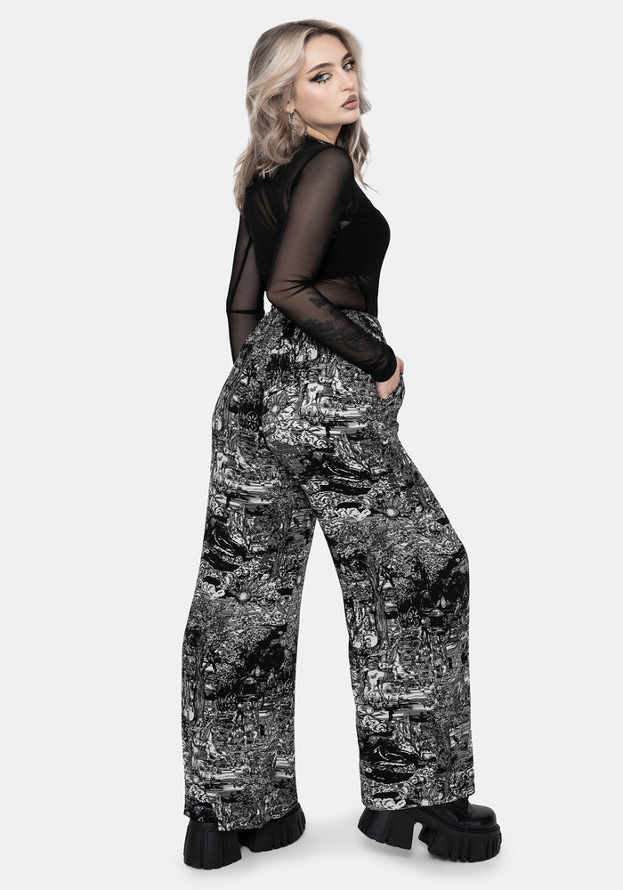 Nara Boudicca Printed Wide Leg Trouser