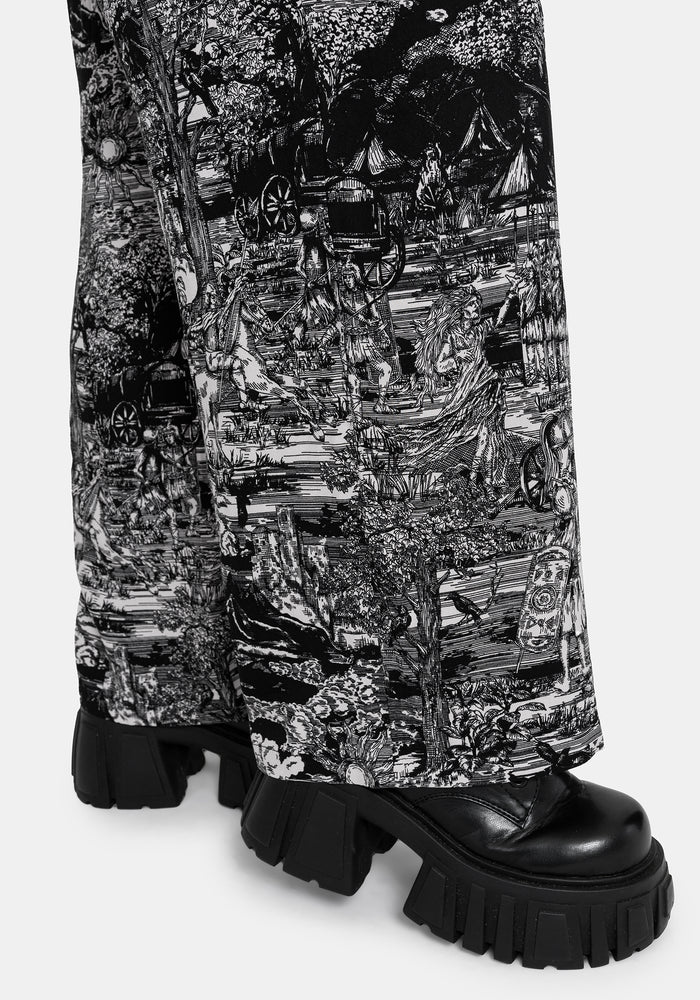 Nara Boudicca Printed Wide Leg Trouser