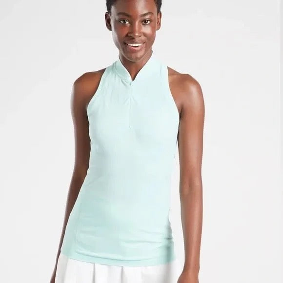 New Athleta Momentum Polo Tank Size XL MSP$64