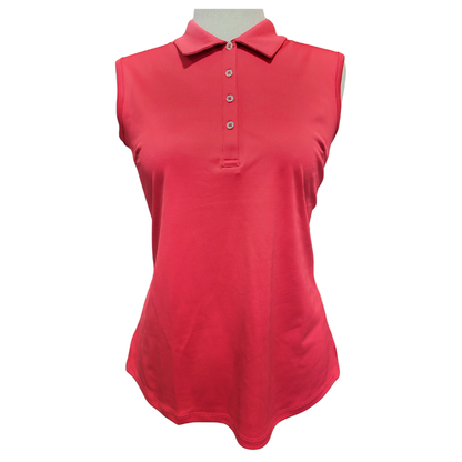 New Bermuda Sands Women's Gigi Sleeveless Golf Polo Size L MSP$65