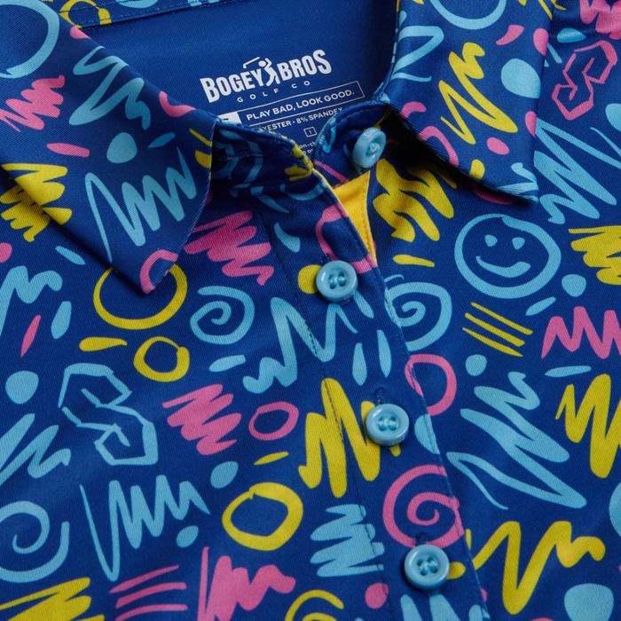 New Bogey Bros  Golf Co Sleeveless Polo - Booyah