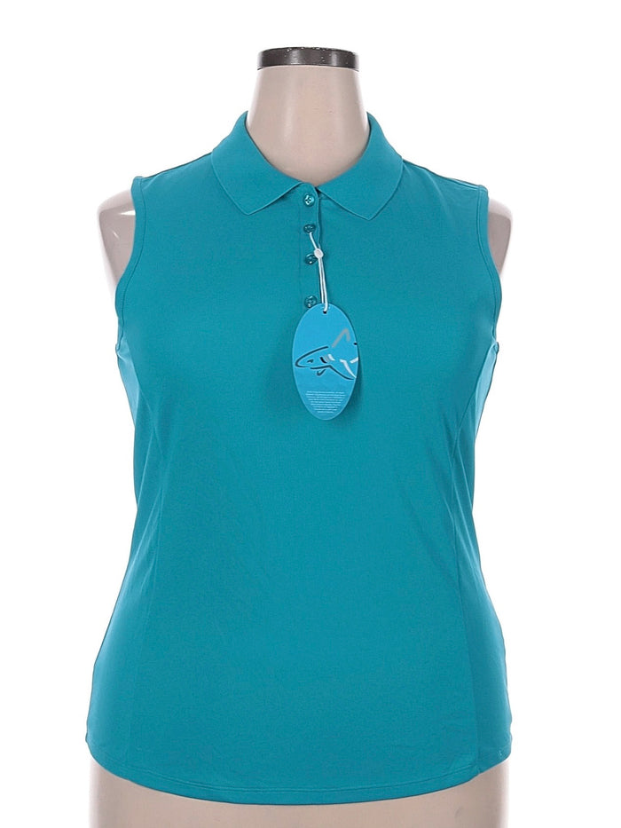 New Greg Norman Women's Sleeveless Golf Polo Size XXL