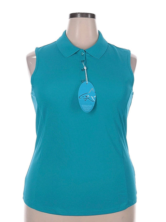 New Greg Norman Women's Sleeveless Golf Polo Size XXL
