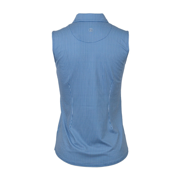 New Jofit Women's Sleeveless Top - Seafarer Check MSP$98