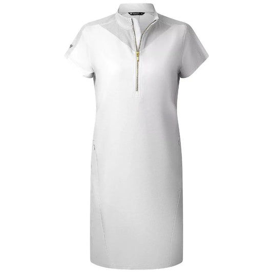 New Levelwear Women's White Spectrum Golf Dress Size S MSP$90