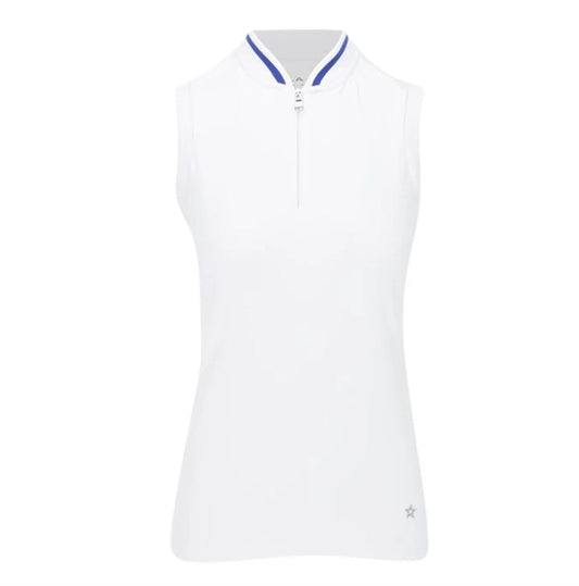 New Lohla Sport Maddie White Sleeveless Top Size M/long MSP$130