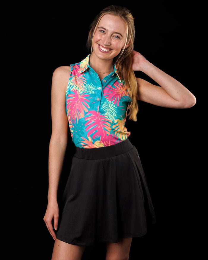 New Sunday Swagger Women's North Shore Sleeveless Golf Polo