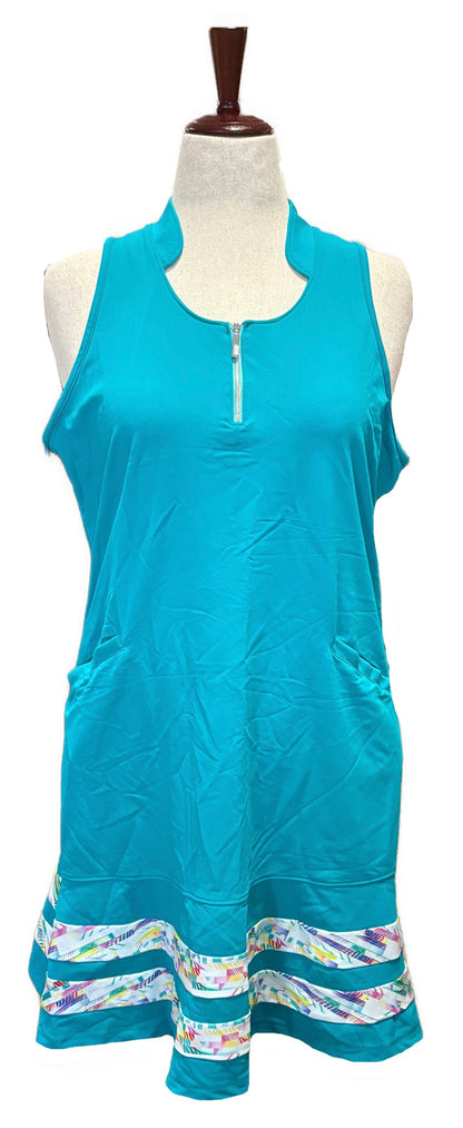 New Swing Dish Love Josie Teal Golf Dress Size XL MSP$95