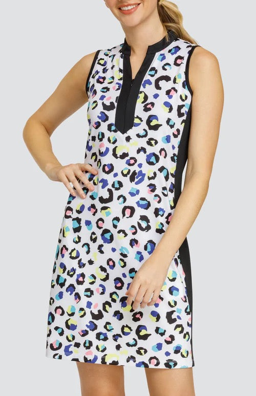 New Tail Activewear Azura Sleeveless Golf Dress - Painted Panther MSP$117