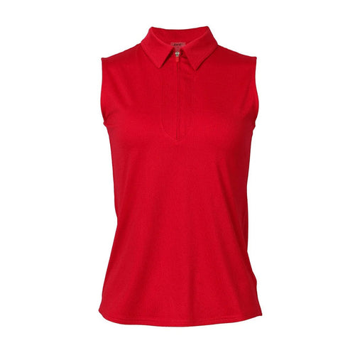 New Women's Jofit Sleeveless Golf Polo - Lipstick MSP$90