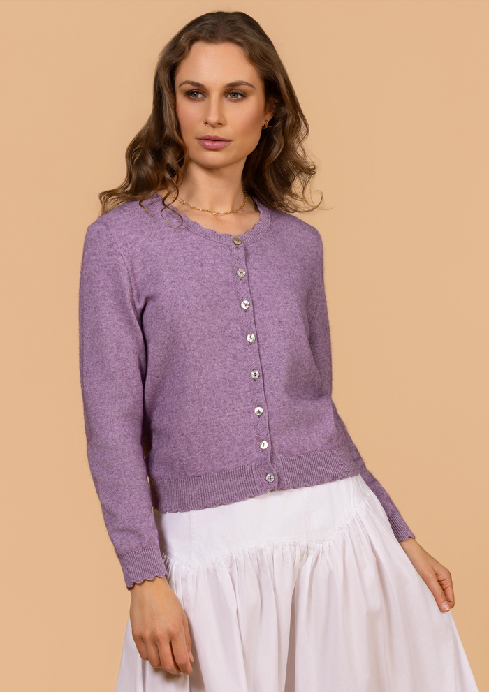 Noble Wilde Saisons - Scallop Cardigan