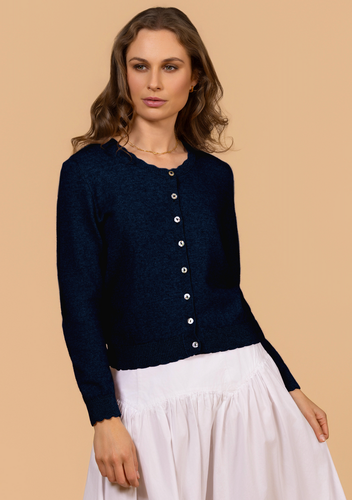 Noble Wilde Saisons - Scallop Cardigan