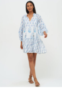 Oliphant Balloon Sleeve Short Dress