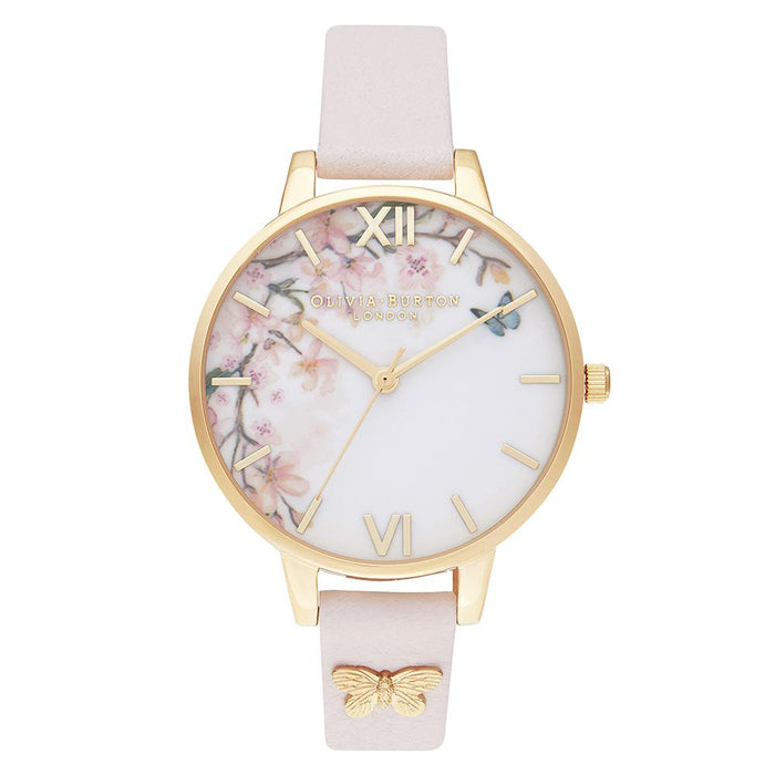 Olivia Burton Pretty Blossom Leather Ladies Watch - OB16EG123