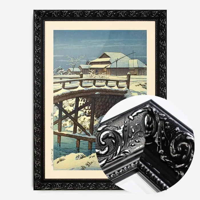 21x30cm | 8¼ x 11¾in / Black Ornate Frame