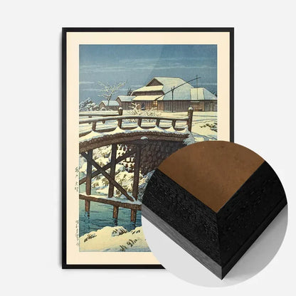21x30cm | 8¼ x 11¾in / Black Wood Frame