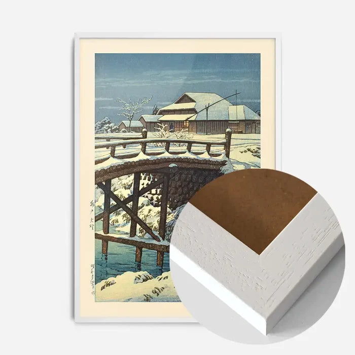 21x30cm | 8¼ x 11¾in / White Wood Frame