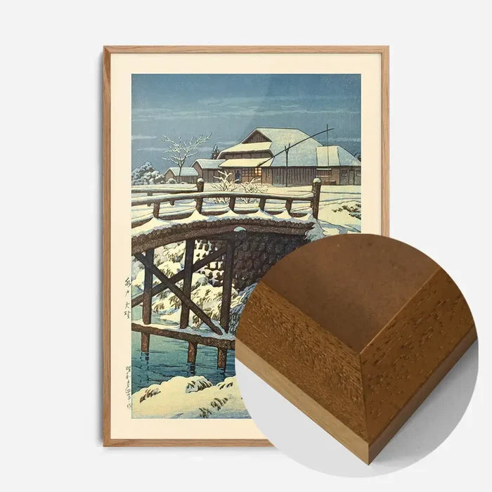 21x30cm | 8¼ x 11¾in / Oak Wood Frame