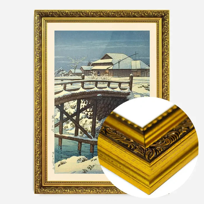 21x30cm | 8¼ x 11¾in / Gold Ornate Frame
