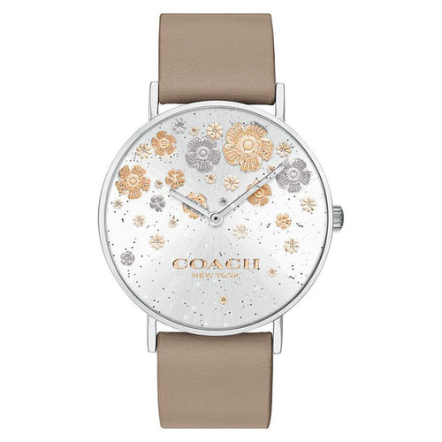 Coach Perry Stone Leather Ladies Watch - 14503326