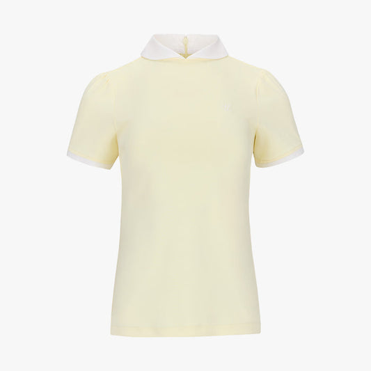 Petit Collar Puff T-shirt (Yellow)