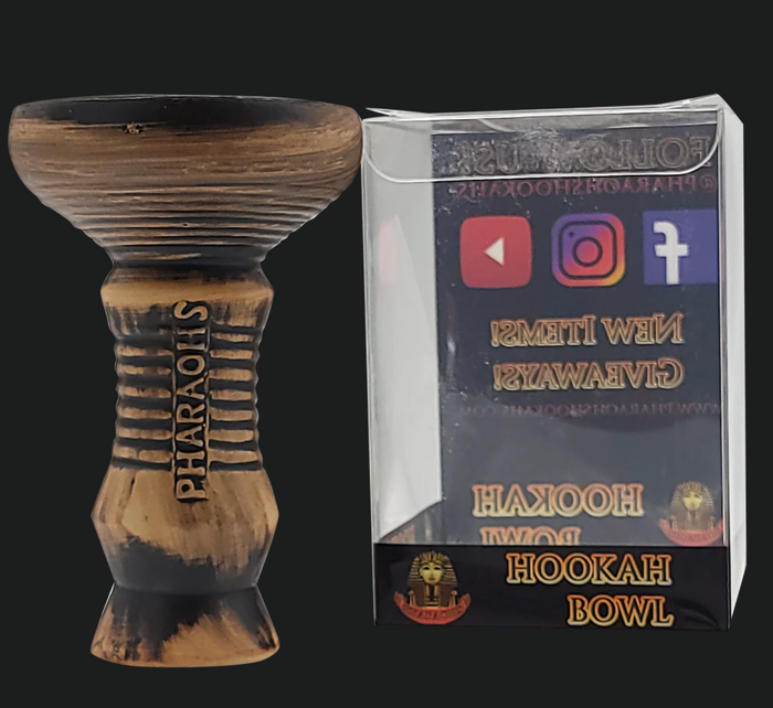 Pharaoh’s Omera Multi-Color Ceramic Hookah Bowl – Durable and Stylish Bowl for Enhanced Hookah Experience