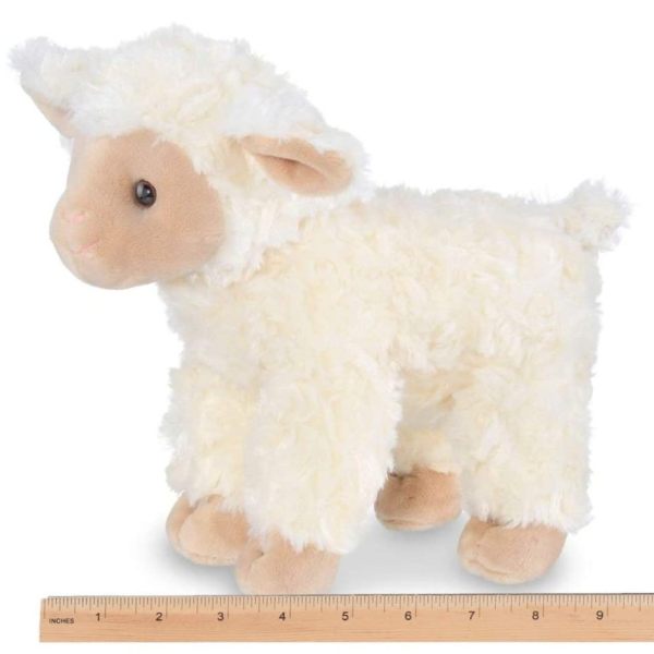 Plush Stuffed Animal Lamb Merino  Measuring Horizontally