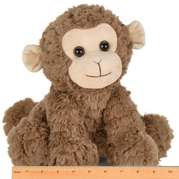 Plush Stuffed Animal Monkey Giggles Measuring Horizontal