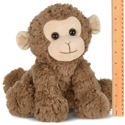 Plush Stuffed Animal Monkey Giggles Measuring Vertical