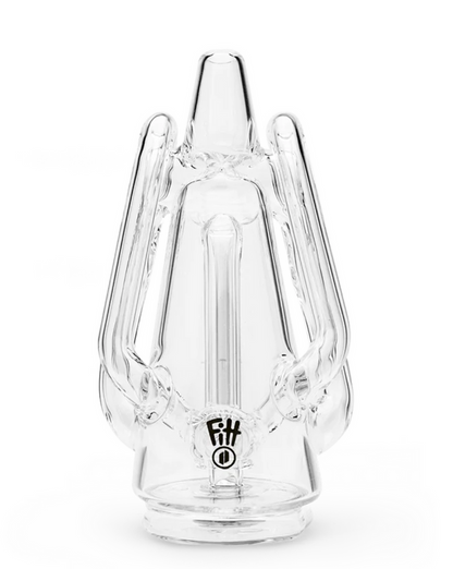 Puffco Ryan Fitt Recycler Glass 2.0 – Artistic hand-blown glass attachment for Puffco Peak, designed for smooth and flavorful vapor.