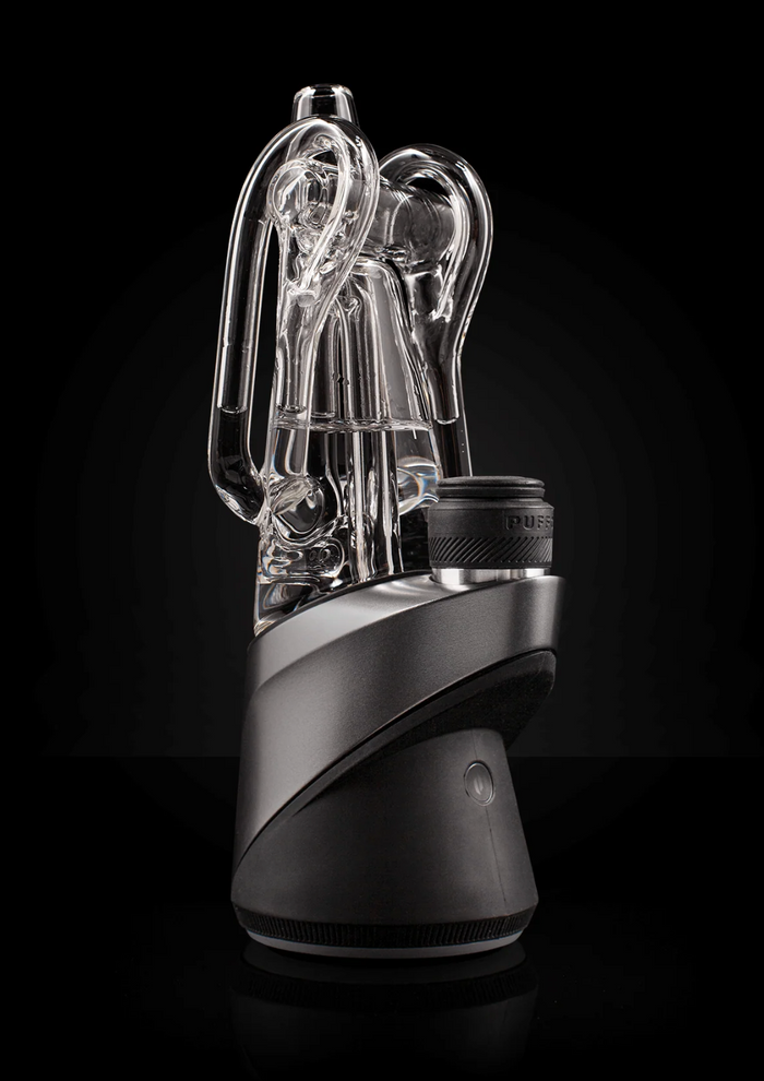 Puffco Peak Ryan Fitt Recycler Glass – Functional and stylish recycler glass for a better dabbing experience.