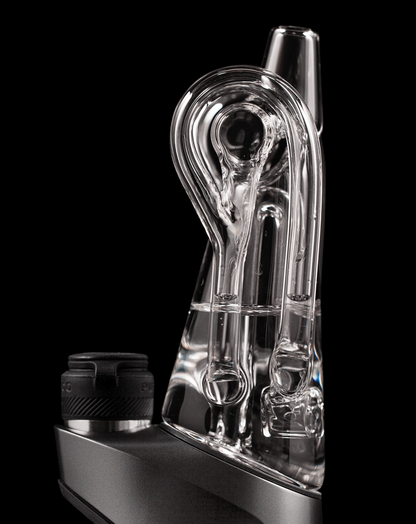 Hand-blown Ryan Fitt Recycler Glass 2.0 – Puffco Peak glass attachment for smooth, filtered vapor and elegant design.