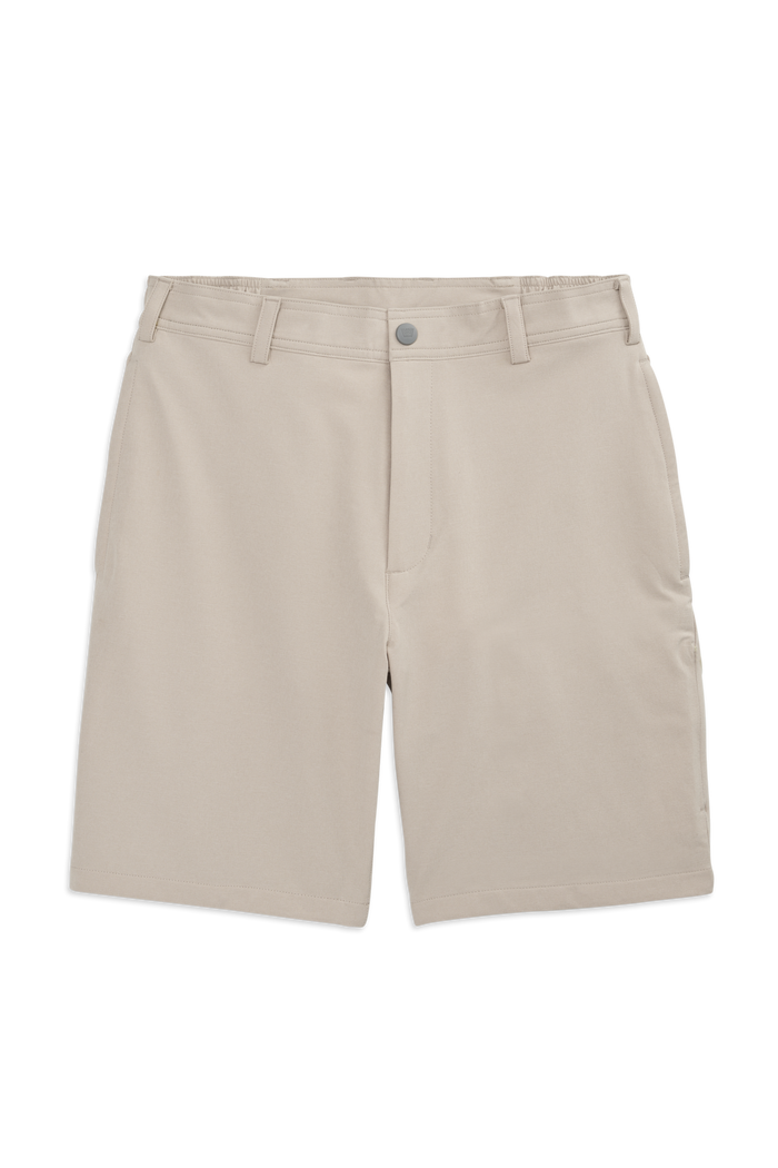 Nomad Heather | Front view of Radius Short in Monument