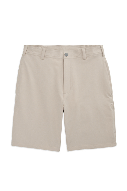 Nomad Heather | Front view of Radius Short in Monument