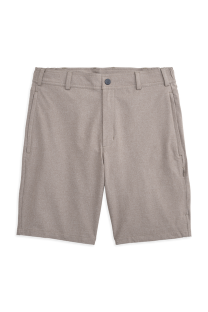 Walnut Heather | Front view of Radius Short in Walnut Heather