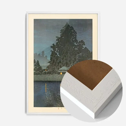 21x30cm | 8¼ x 11¾in / White Wood Frame