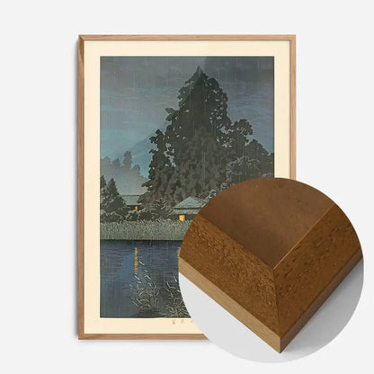 21x30cm | 8¼ x 11¾in / Oak Wood Frame