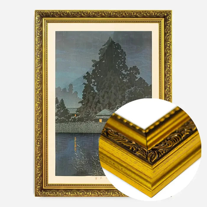 21x30cm | 8¼ x 11¾in / Gold Ornate Frame