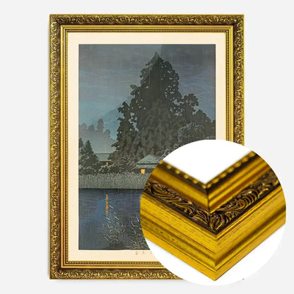 21x30cm | 8¼ x 11¾in / Gold Ornate Frame