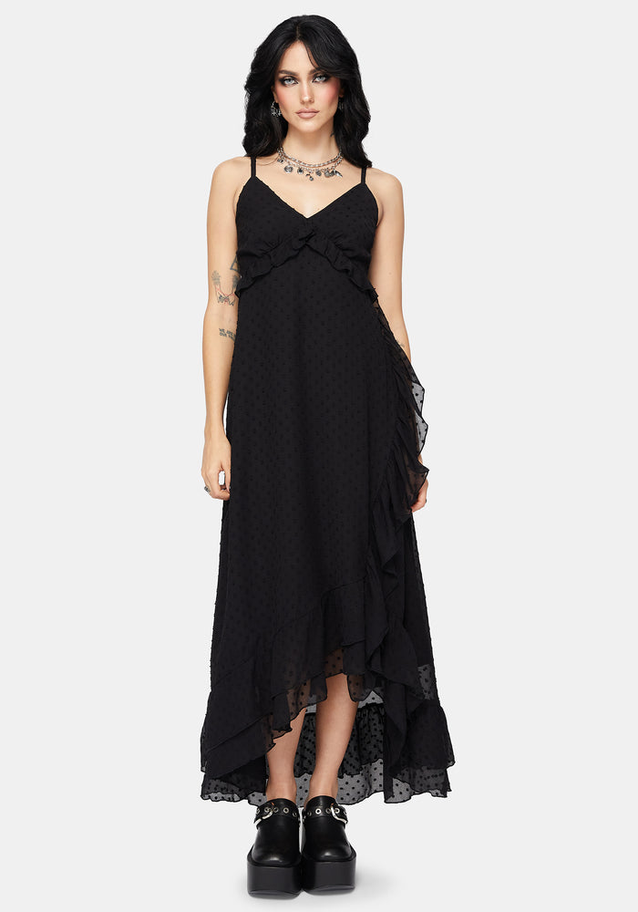 Reck Dobby Frill Cami Gown