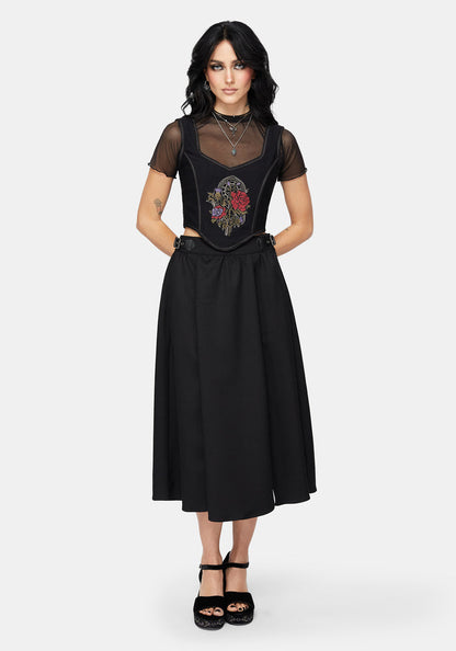 Revel Embroidered Corset Top